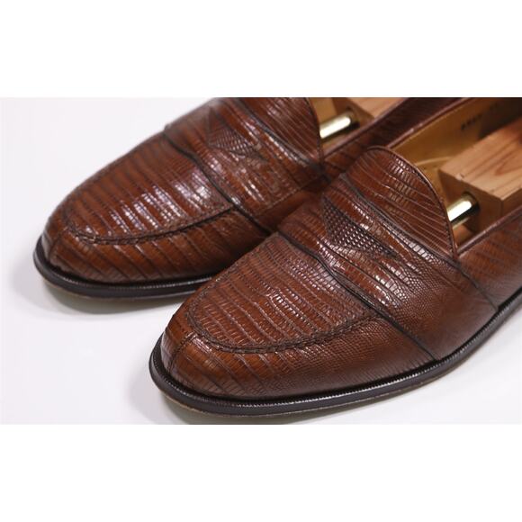 Maus & Hoffman Genuine Lizard Strap Penny Loafers Men\'s US 13 M main image 10